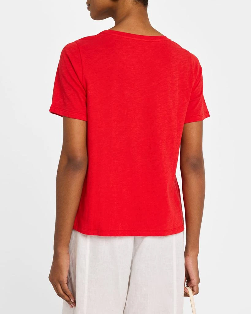 Eileen Fisher Missy Scoop-Neck Pocket Tee 3