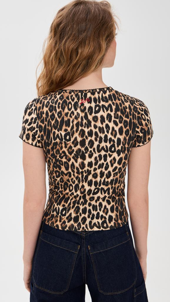 Damson Madder Marnie Pointelle Tee