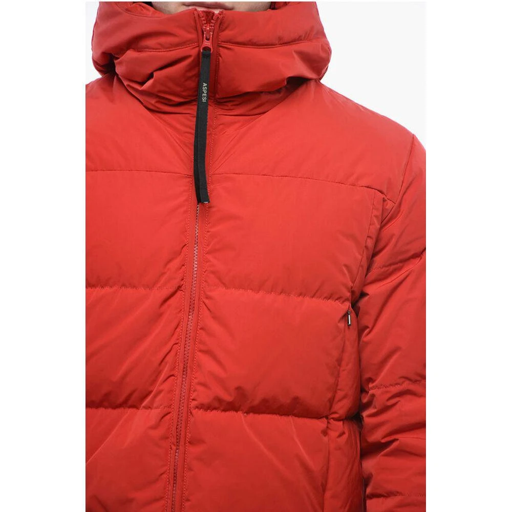 ASPESI Aspesi Hooded Quilted Down Jacket with Front Zip 3