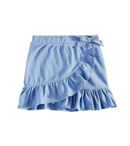 Ralph Lauren Bow-detail ruffled cotton skirt 1