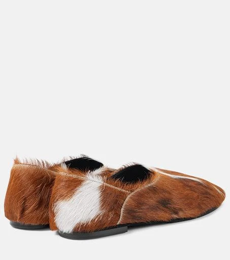Jil Sander Calf hair slip-on shoes 2