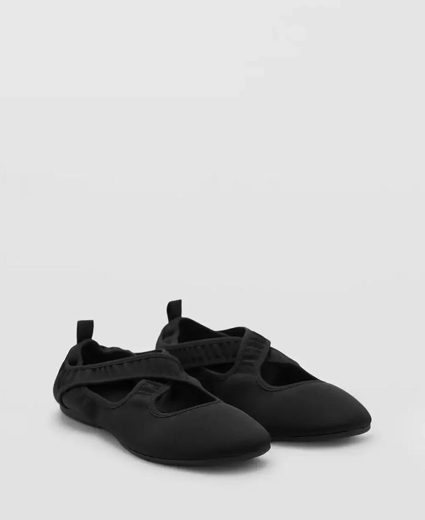 Mango Women's Cross-Sport Ballet Flats 1