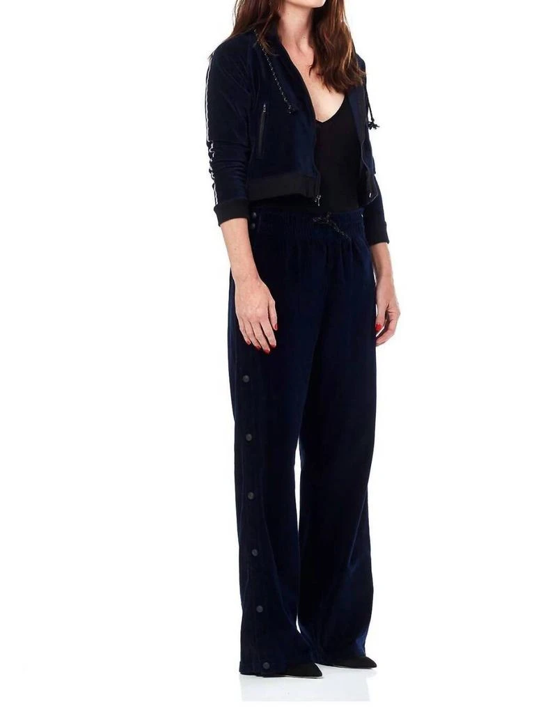 Hudson Hudson - Aria Velvet Side Snaps Track Pants 2