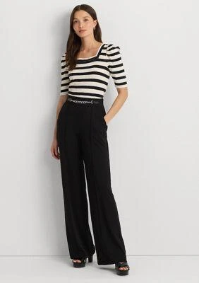 Ralph Lauren Ralph Lauren Striped Cotton Jersey Puff Sleeve T Shirt 4