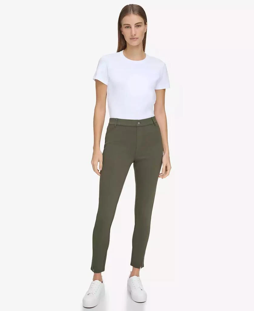 Marc New York by Andrew Marc Women's Pull On Ponte Pants with Twisted Seams 1