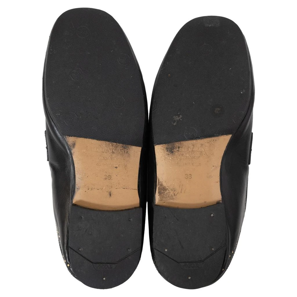 Isabel Marant Fosten Convertible Loafers in Black Leather 6