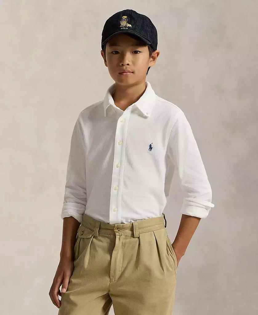 Ralph Lauren Big Boys Featherweight Cotton Mesh Shirt 1