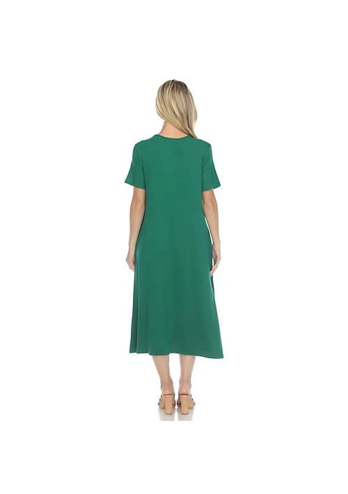White Mark Mark Short Sleeve Midi Dress 3