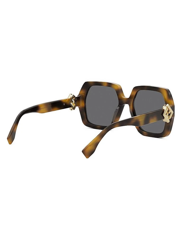 Fendi FF Diamond 53MM Square Sunglasses - Accessories - Free  display picture 2
