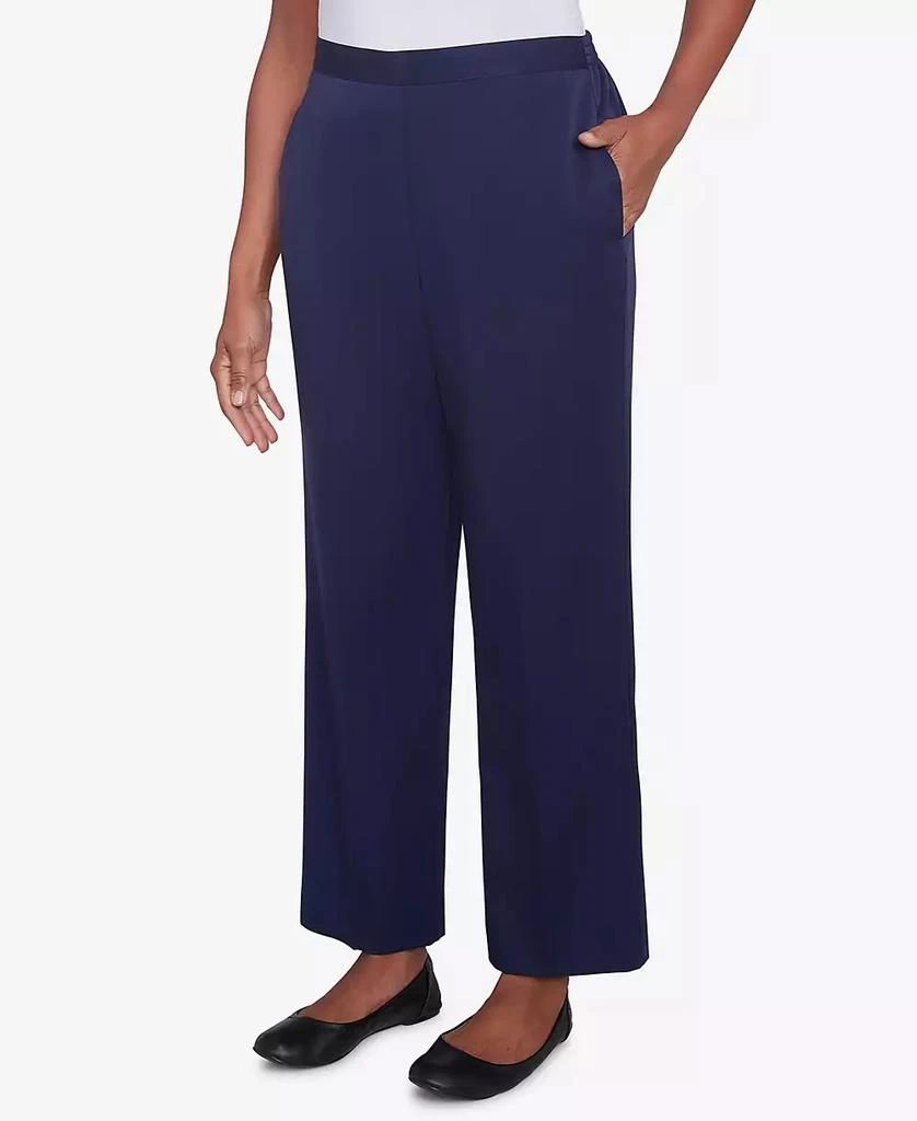 Alfred Dunner Women's Block Island Modern Stretch Twill Medium Length Pants 3
