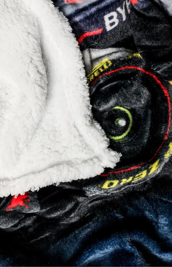 null F1 Oracle Red Bull Racing Official F1 Fleece Throw Blanket 2