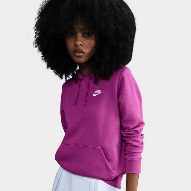 NIKE Women's Nike Sportswear Club Fleece Pullover Hoodie 1