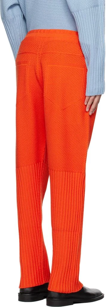 Homme Plissé Issey Miyake Orange Rustic Sweatpants 3