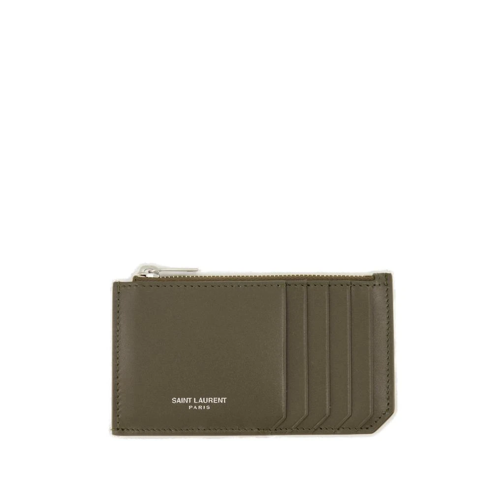 Yves Saint Laurent Saint Laurent Paris Fragments Zipped Card Case 1