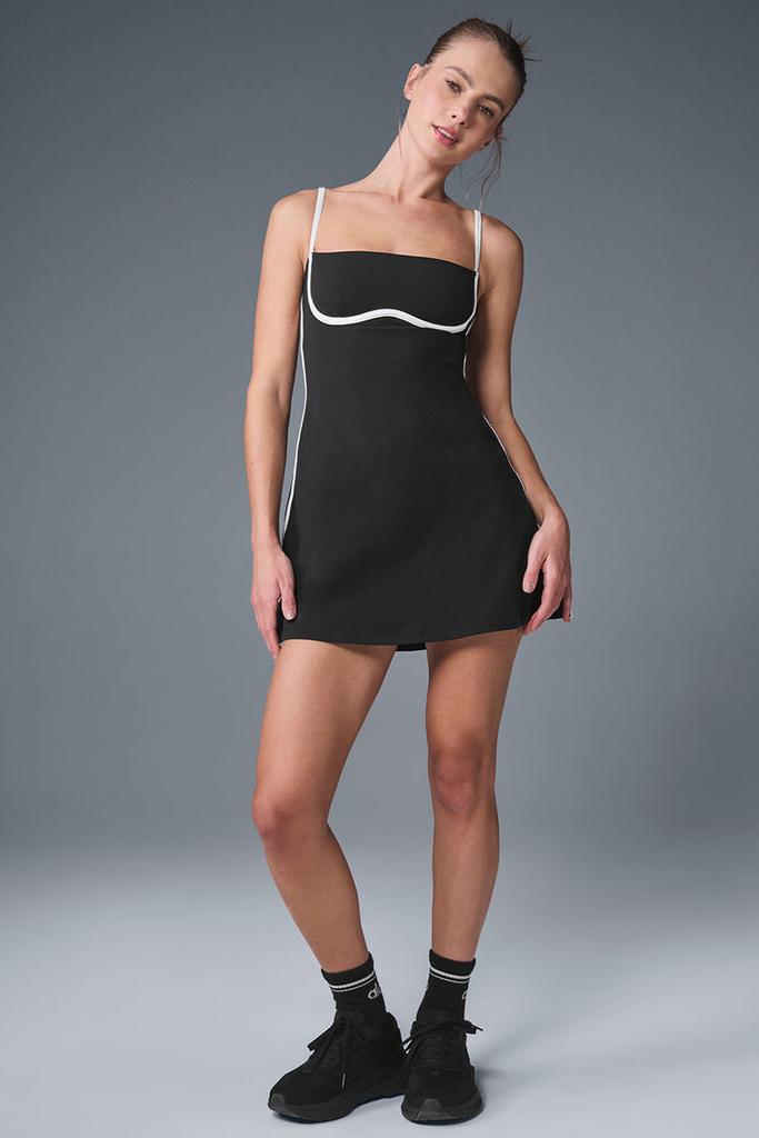 ワンピース [Alo Yoga] Airbrush Streamlined Dress Airbrush Streamlined Dress - White/White | Alo Yoga