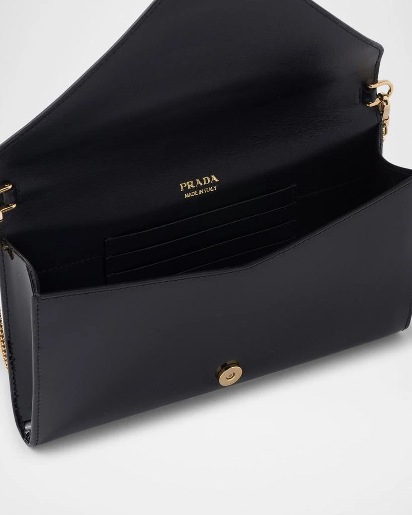 Prada Vernice Patent Leather Phone Pouch Bag 4
