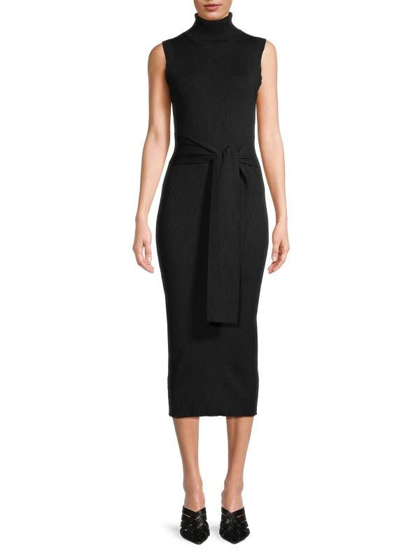 scrunch midi dress Simple Ruched Asymmetrical Midi Dress, Green / M