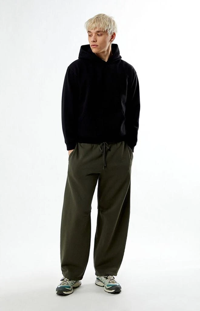 PacSun Black Solid Color Hoodie 4