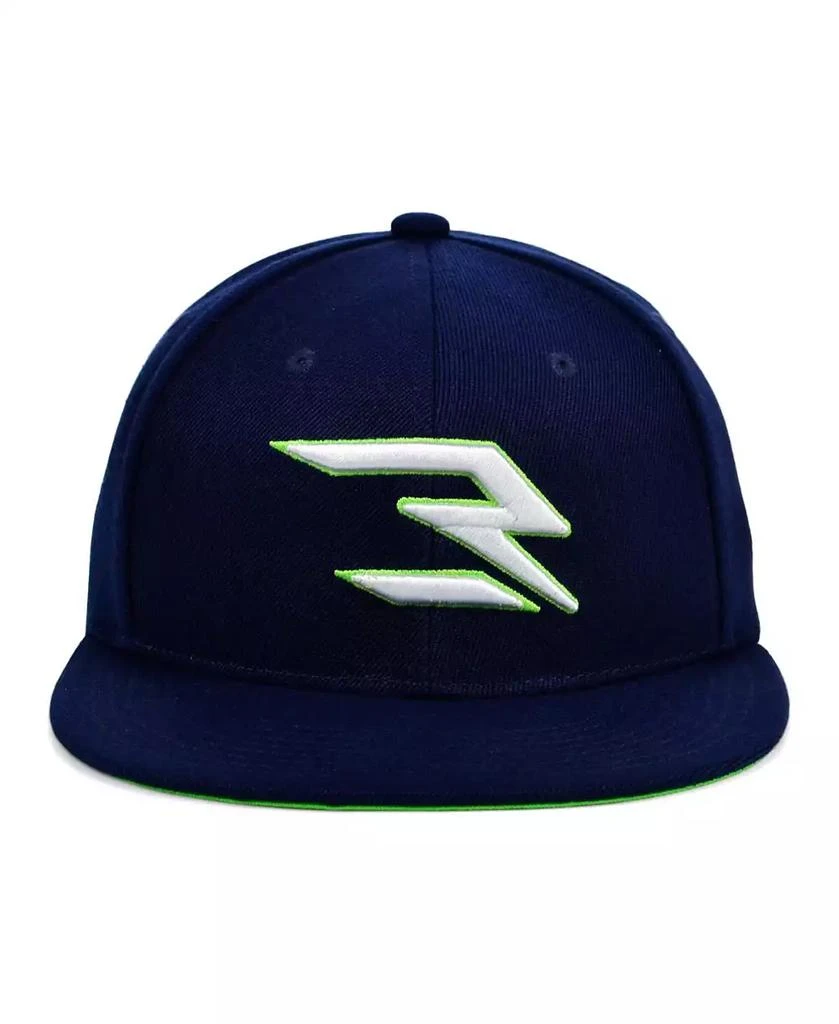 Nike 3BRAND by Russell Wilson Men's Navy, White Fashion Snapback Adjustable Hat 2