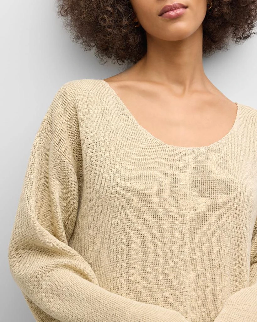 The Row Flo Linen Knit Sweater 5