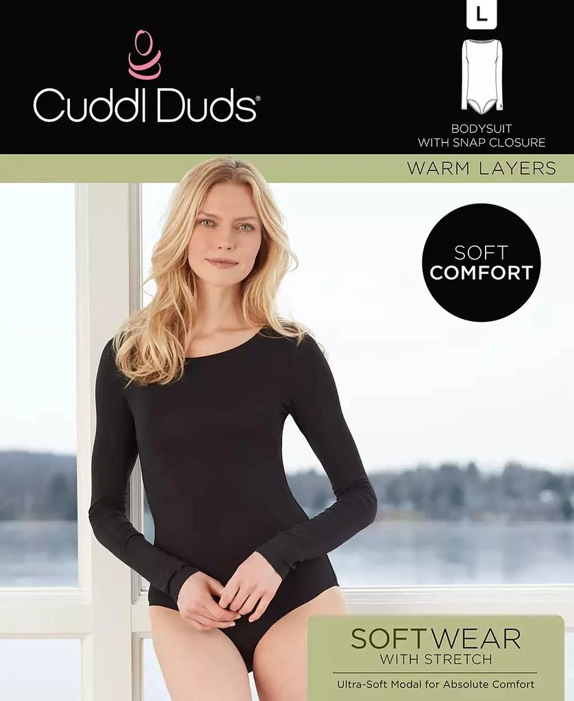 Cuddl Duds Softwear with Stretch Long Sleeve Bodysuit, Created for Macy's 6