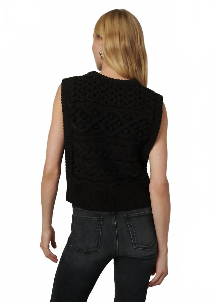 Mikarose Clara Sweater Vest In Black 3