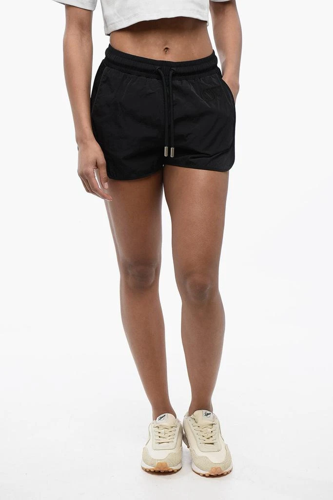 Off-White Off-White Nylon CRISPY Shorts with Mesh Side Band 1