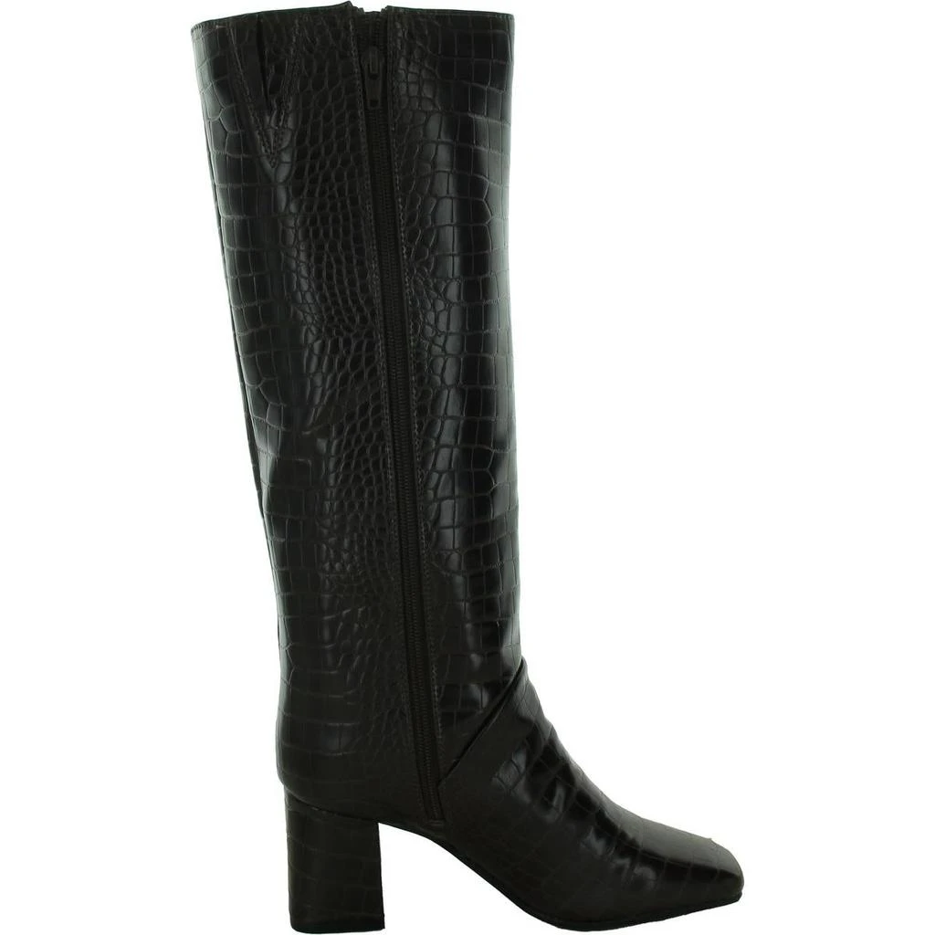 On 34th Millerr Womens Faux Leather Square Toe Knee-High Boots 2