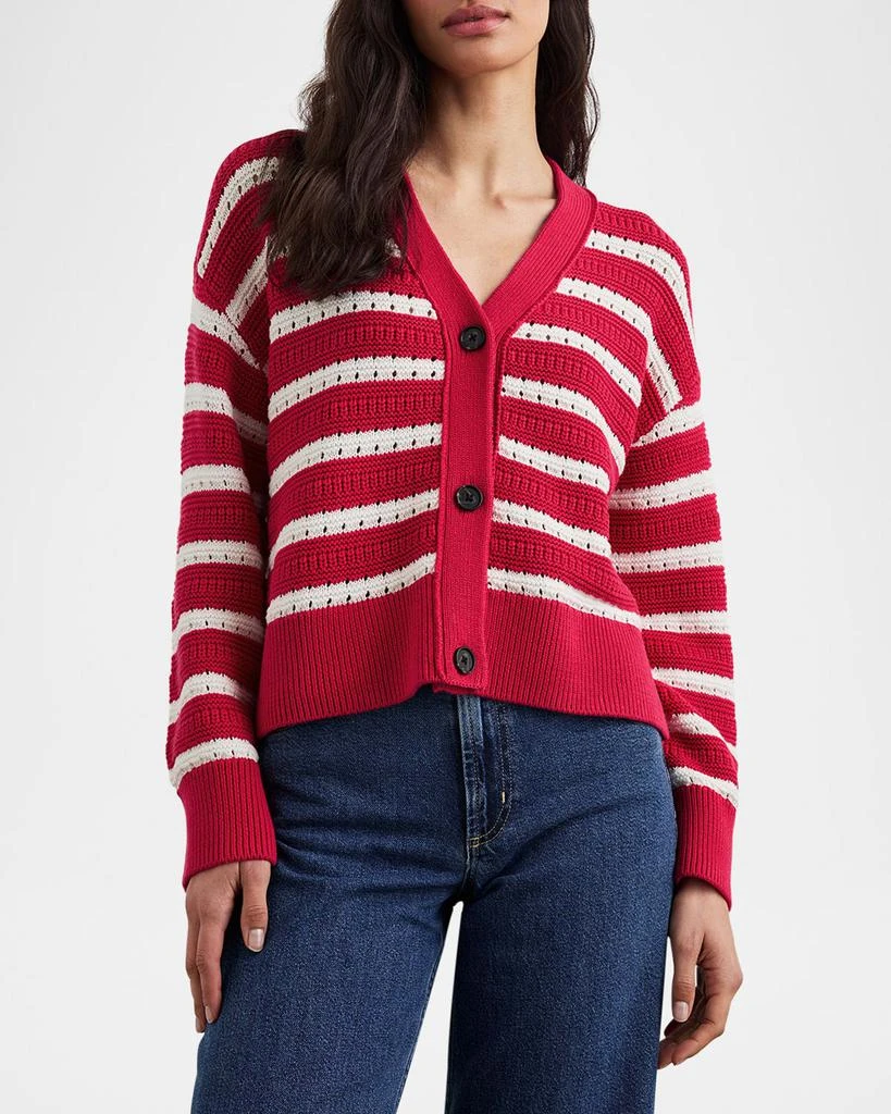 Shop Geneva Striped Cardigan on Sale at BeyondStyle – Get 67% Off