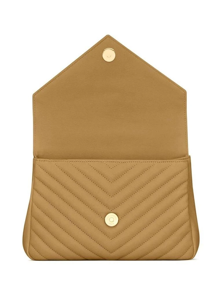 Yves Saint Laurent COLLEGE LOGO PLAQUE SHOULDER BAG 4