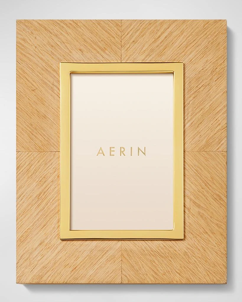AERIN Marcello Oak Wood Picture Frame, 4" x 6"