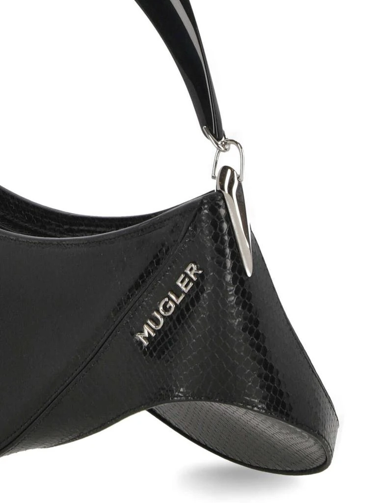 Mugler Mugler Spiral Curve Zipped Tote Bag 4