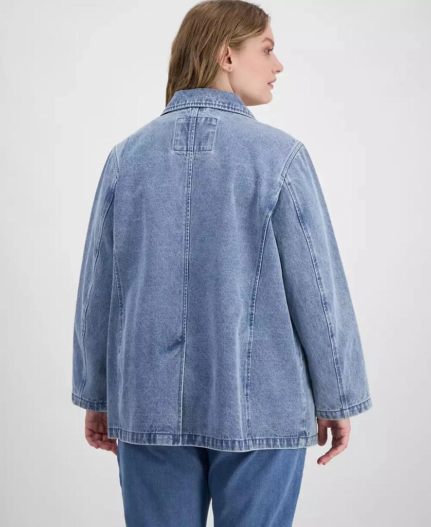 Levi's Plus Size Denim Long-Sleeve Blazer Jacket 2