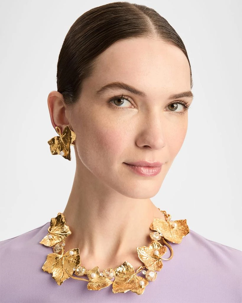 Oscar de la Renta Ivy Vine and Crystal Choker 2