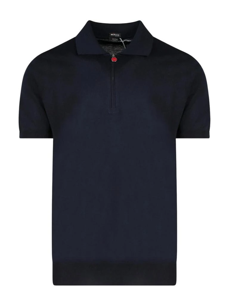 Kiton Kiton Knitted Zipped Polo Shirt 1