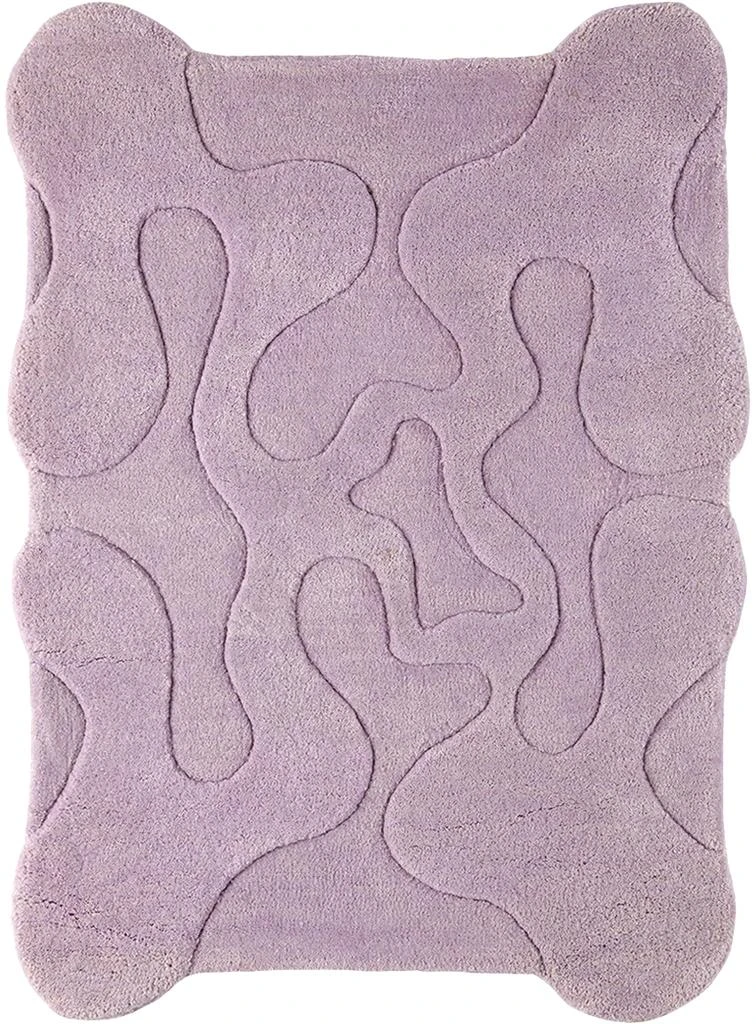 Mush Studios SSENSE Exclusive Purple Small Oops Rug 1