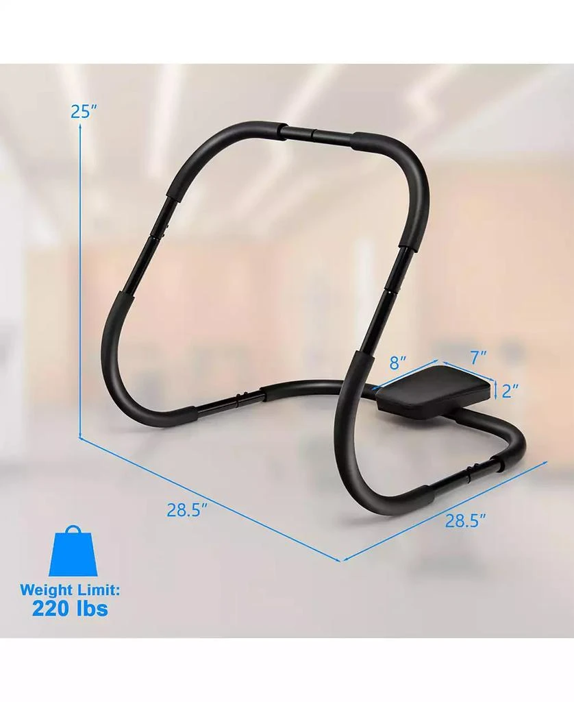 SUGIFT Portable AB Trainer Fitness Crunch Workout Exerciser with Headrest 2