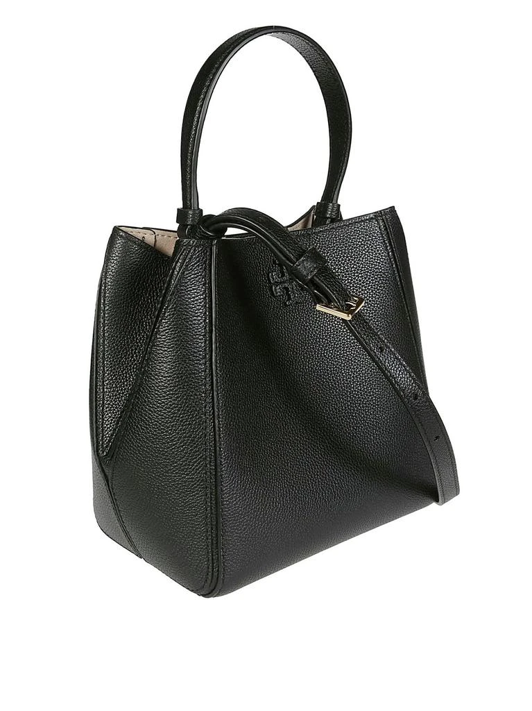 Tory Burch Tory Burch Logo Patch Small Bucket Bag 3
