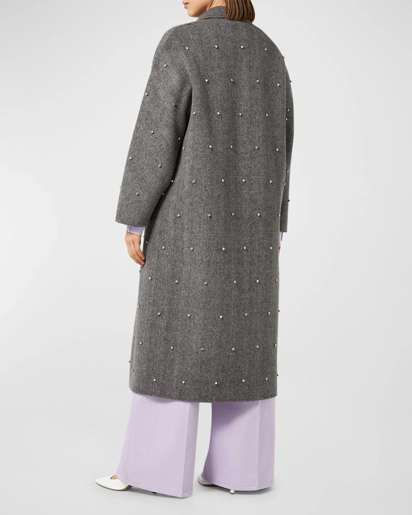 Marina Rinaldi Plus Size Gary Herringbone Rhinestone Coat 4