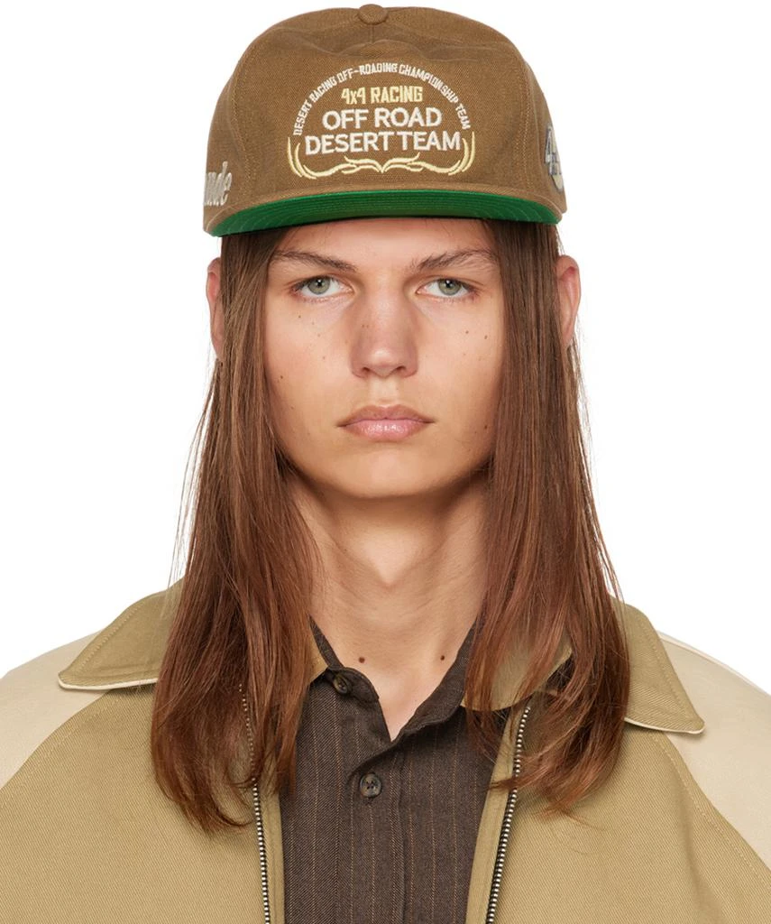 Rhude Brown 'Desert Team' Cap