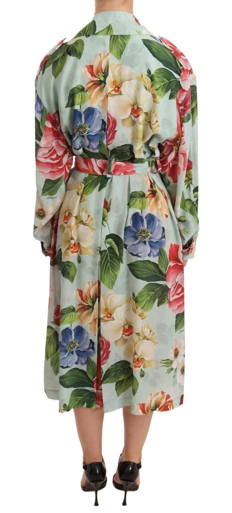 Dolce & Gabbana Dolce & Gabbana Multicolor Double Breasted Floral Trench Coat Jacket 3