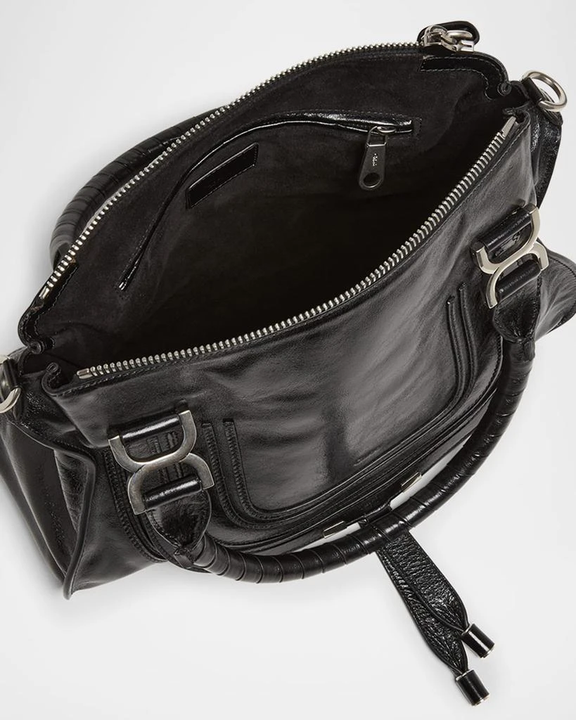 Chloé Marcie Medium Satchel Bag in Shiny Calfskin 4
