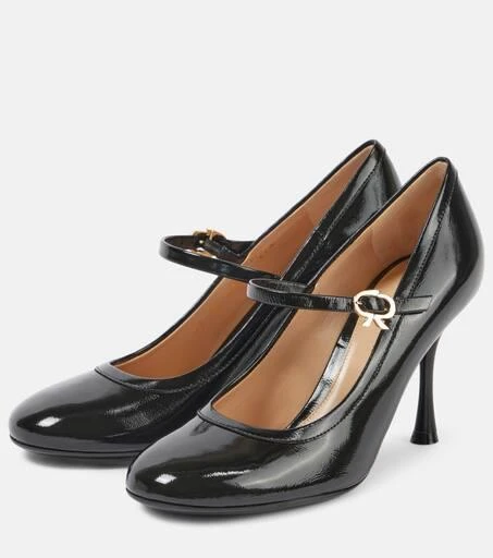 Gianvito Rossi Carla 85 patent leather Mary Jane pumps 5
