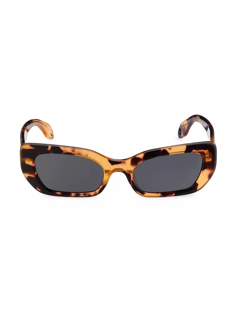 Elisa Johnson Cookie 54MM Rectangular Sunglasses 2