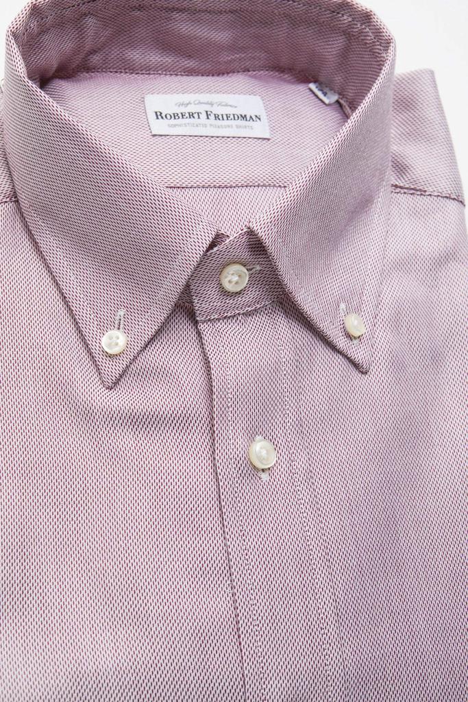 Robert Friedman Robert Friedman Red Cotton Shirt