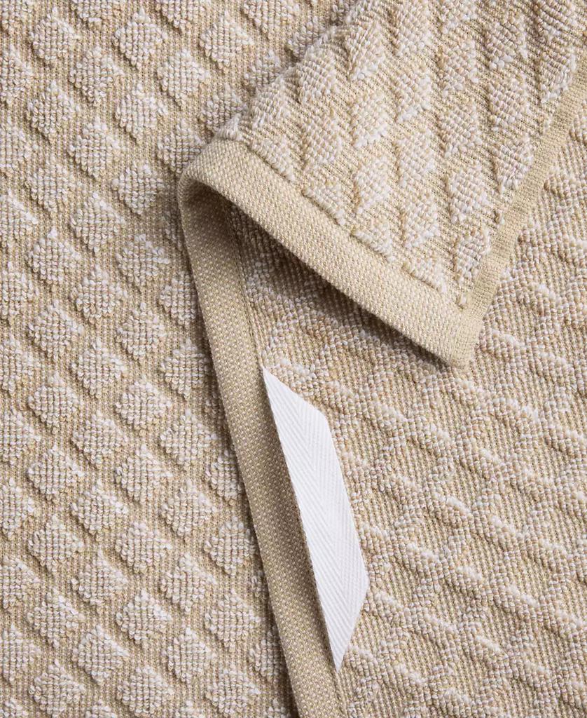 Martha Stewart Honeycomb Chambray Textured Cotton Kitchen Towel Set, 16" x 28"