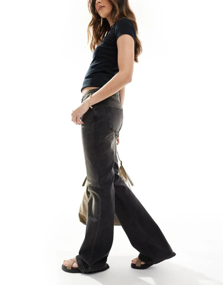 Cotton:On Cotton On Low rise bootcut jean in black 2