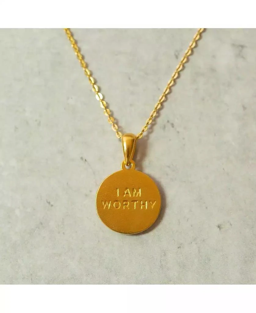 Mantra Mandala I Am Worthy Silver / 3