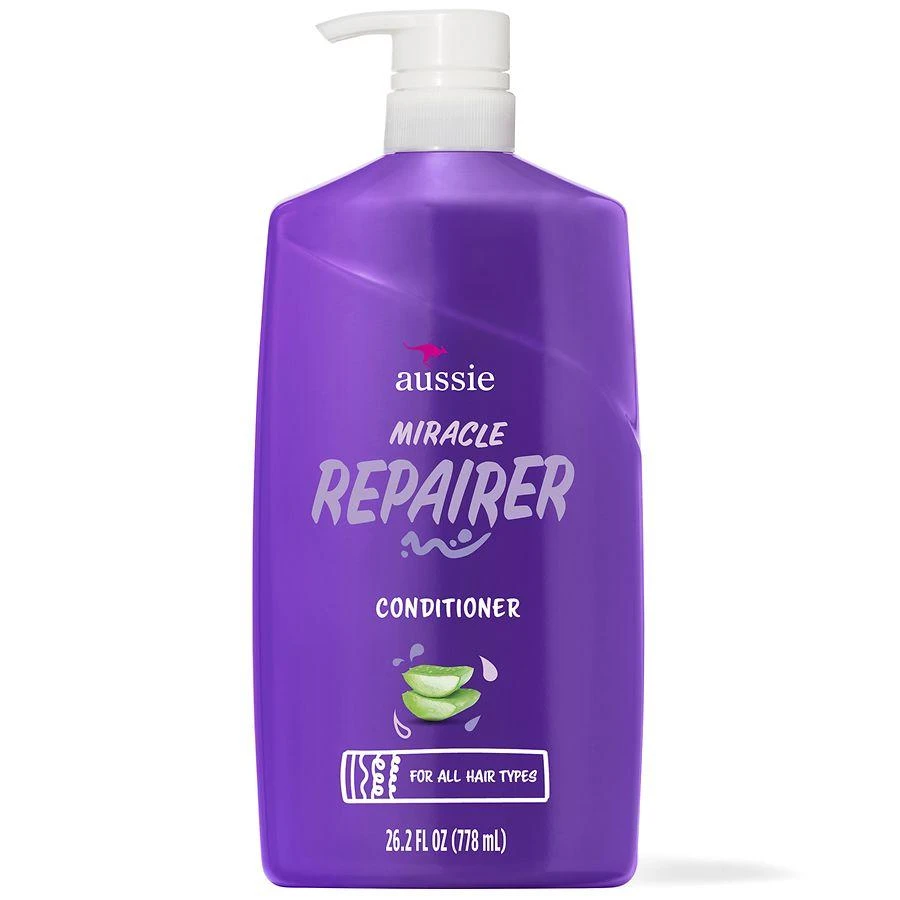 Aussie Miracle Repairer Conditioner for All Hair Types, Paraben Free Lavender, Jasmine, Vanilla, and Marshmallow Fluff 1