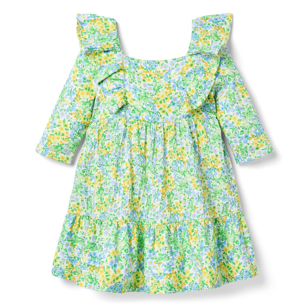 Janie and Jack Floral Dress (Toddler/Little Kid/Big Kid)